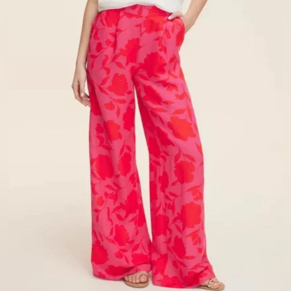 Target X Kate Spade Classic Rose HR Linen Trousers